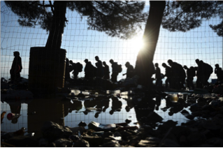 On Friday, September 11, migrants walk from northern Greece into southern Macedonia.