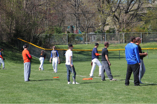 PHHS baseball practice | photo by Olivia Uribe 