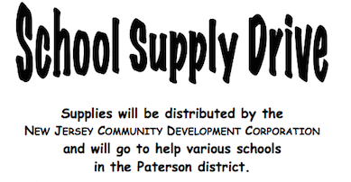 All about the Paterson School Supply Drive