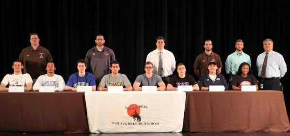 Several Hills athletes that are all-league players are continuing their athletic careers in college. Picture credit: Glenn DeMarrais
