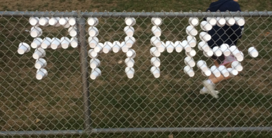 This photo was taken during the 2015-16 school year at a football game on home turf. Photo Credit: Allison Murphy