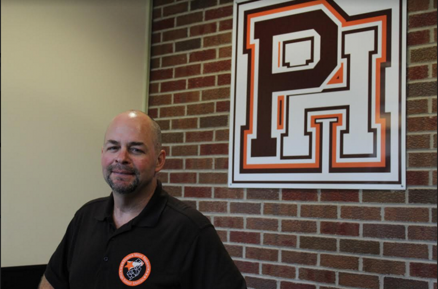 Pictured: Matt Miller, a PHHS Security officer. Photo by  Sophie Miller  