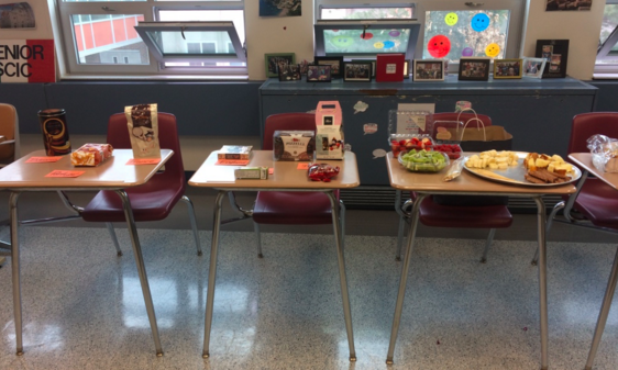 Assortment of sweets from around the world from the February meeting. Photo by Suha Niyas. 