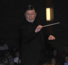 Dr. Christian Wilhjelm conducting. Photo by Wilhjelm. 