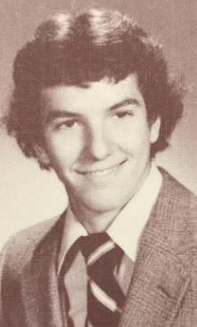 Paul D’Errico’s yearbook picture from 1983. Photo by Josh Cooper.