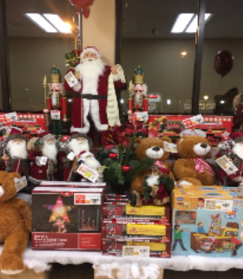 Photo Credit: Jolie Newman 
Hillsdale’s ShopRite dedicating an area to all-things Christmas, in early November. 