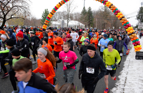 Photo from the Upper Saddle River 5k Website. Here, is a picture from the Turkey Trot in 2014. 
