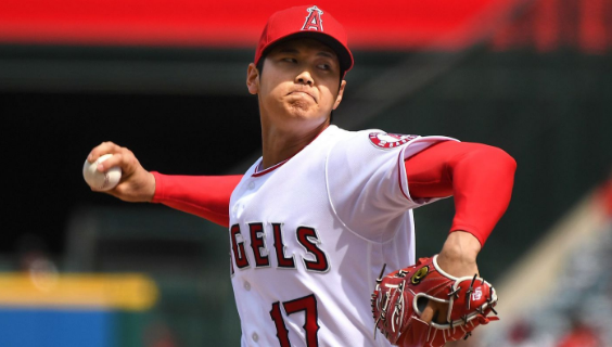 Angels’ Breakout Rookie Sensation Shohei Ohtani. (Photo credit to The Los Angeles Times)