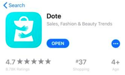 New App Alert- Dote