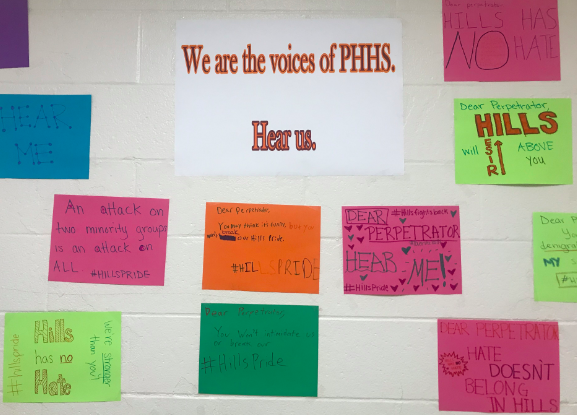 Posters made by Mrs. Sachs’ English class. 