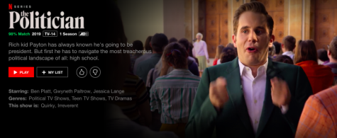 Netflix’s New “The Politician”: Satirical Political Masterpiece