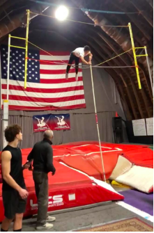 Vaulting to victory: Max Zuckerman