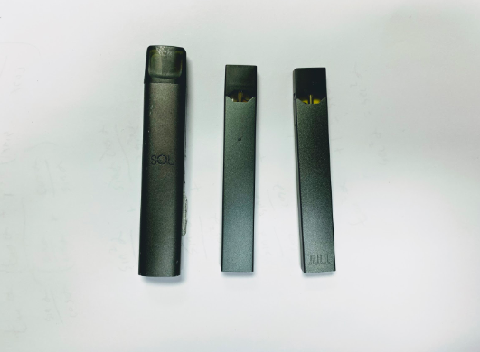 Three vaping devices confiscated by Pascack Hills administrators. 
