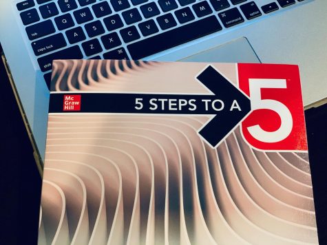 The 5 Steps to a 5 preparation book for the AP Physics 1 exam. Teachers of the course recommend it to students for studying.