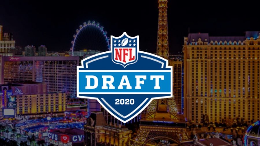 The National Football Leagues 2020 draft logo. It was moved online because of the coronavirus pandemic. 