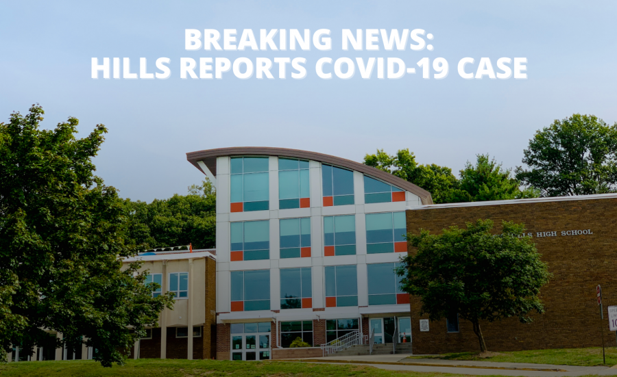 Less than an hour before class, an individual at Hills reported a positive Covid-19 test to the district.