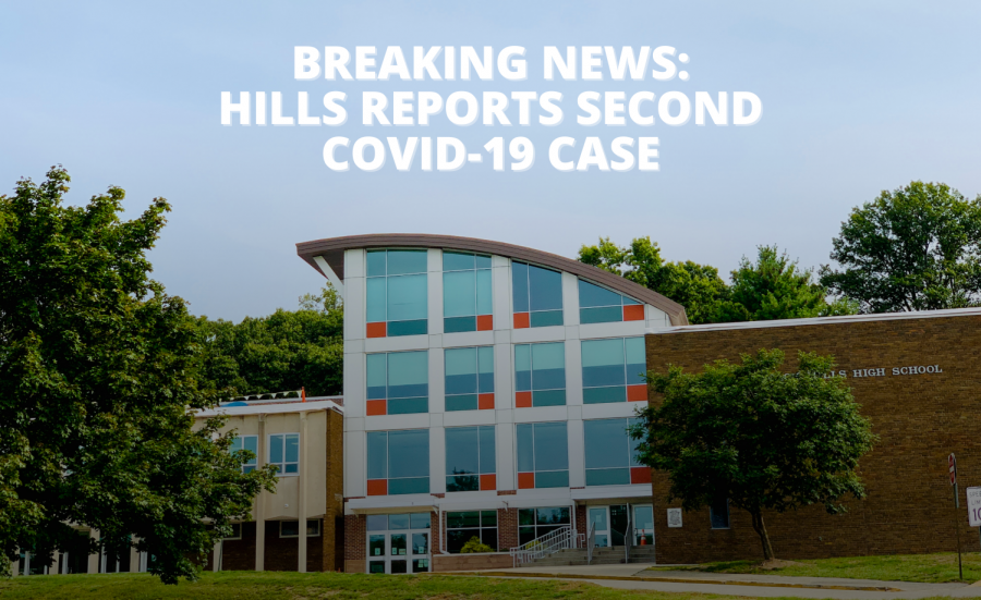 The announcement comes after another individual at Hills reported a positive test last Monday before school, forcing the school to close for two days.
