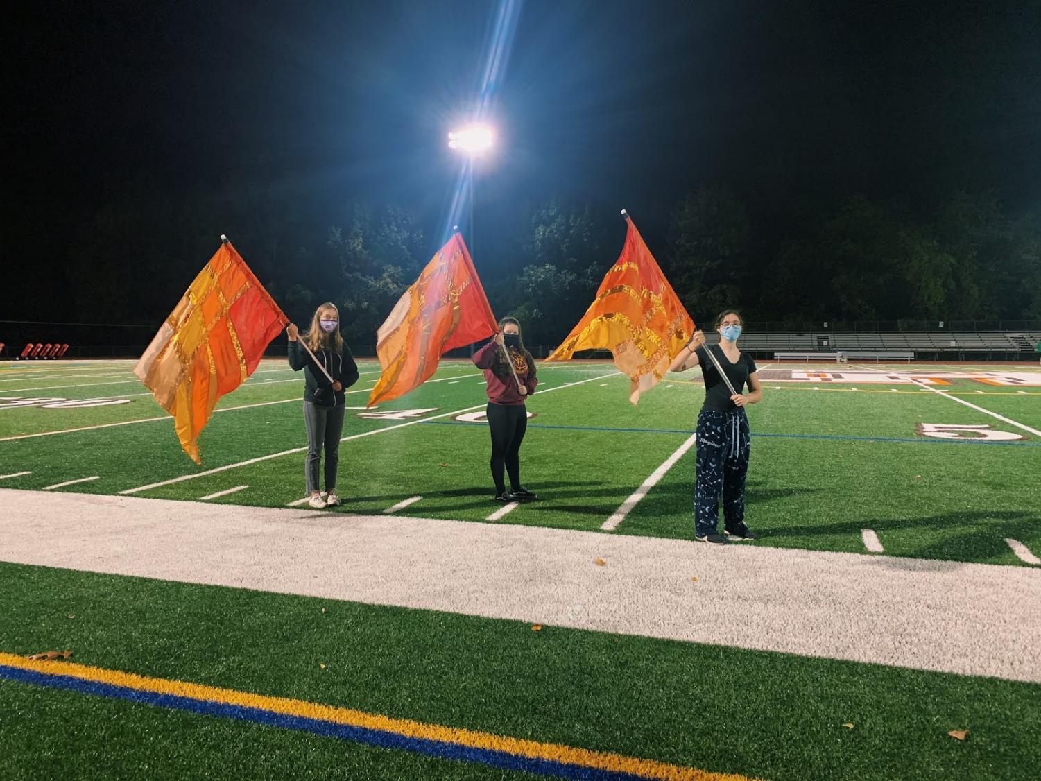 Color Guard, Bronco Marching Band