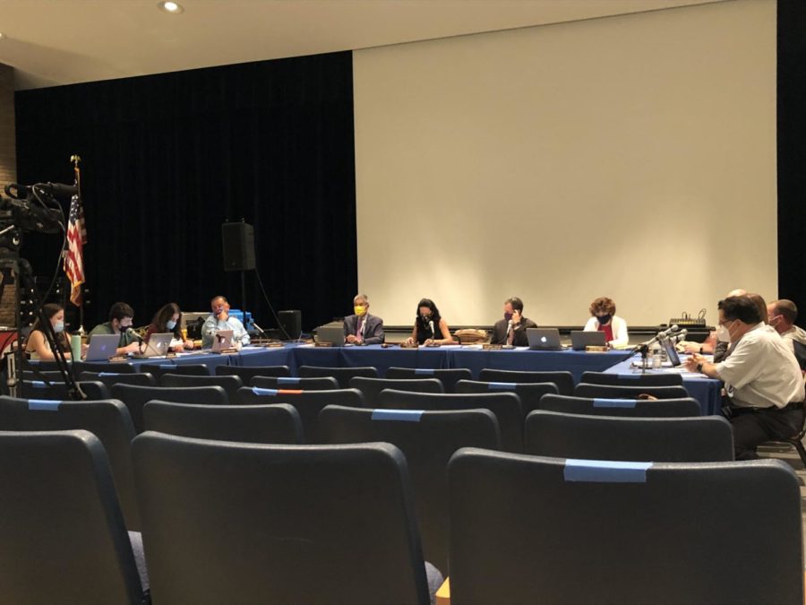 District approves optional testing for Advanced Placement students, discusses mascot logo selection
