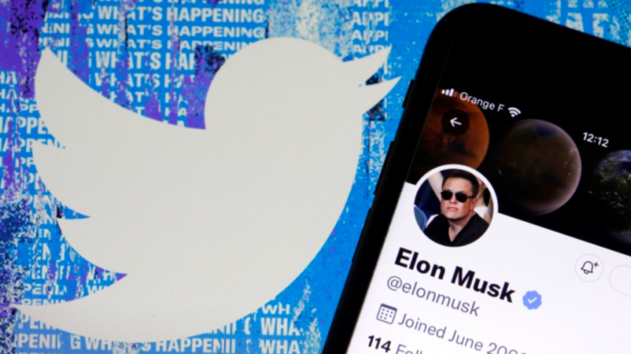 Businessman+Elon+Musk+bought+Twitter+in+April.+