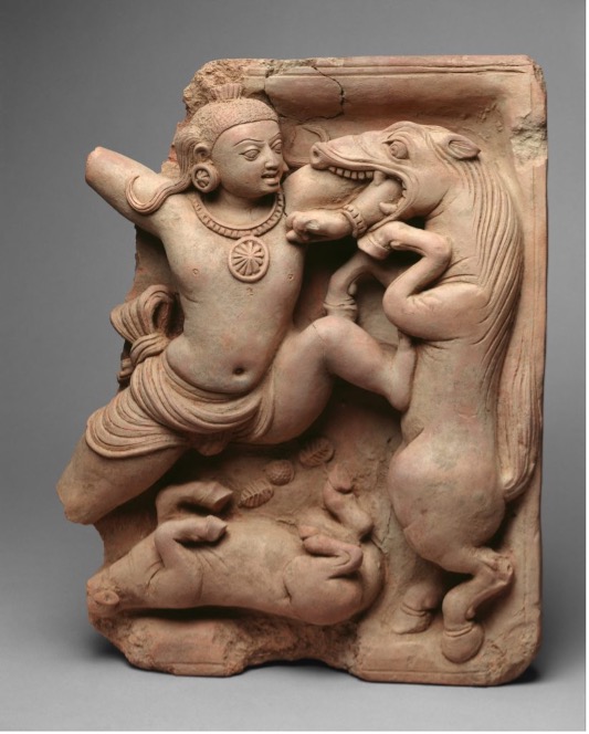 “Krishna killing the Horse Demon Keshi” by Uttar Pradesh.
