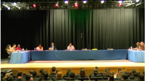 The BOE at the start of the meeting. 