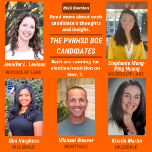 Five candidates run for 2023 BOE election on Nov. 7