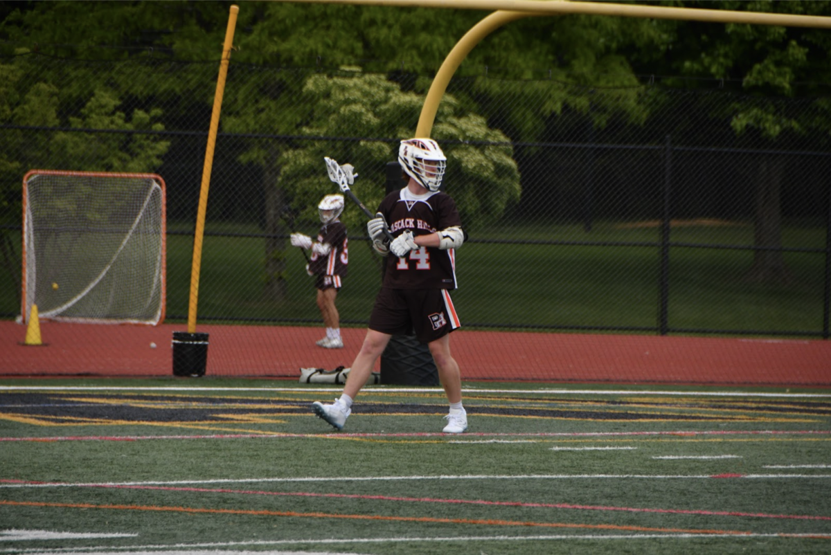 Ryan Davis scored two goals in Pascack Hills’ loss to River Dell.