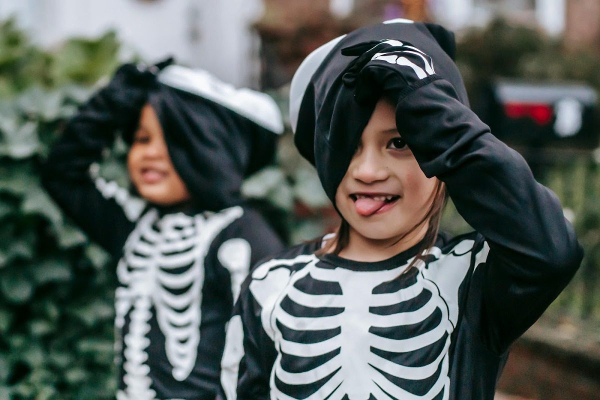 Children Trick-Or-Treating.